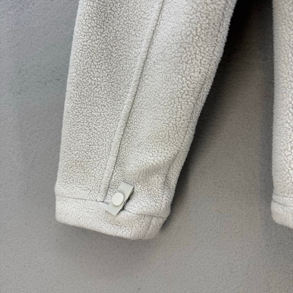 The North Face Fleece Jacket Women's Size S/P White Grey Casual Outerwear Preppy - Picture 4 of 14